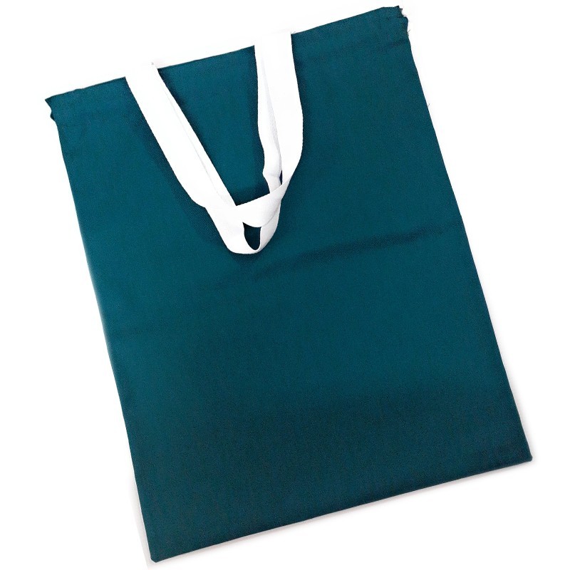 Comprar Bolsa de muda color verde botella y asas blancas